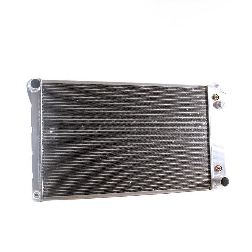 Radiator - MegaCoolTube - 34 in W x 16.688 in H x 3 in D - Drivers Side Inlet - Passenger Side Outlet - Aluminum - Natural - GM A-Body / G-Body 1967-79 - Each