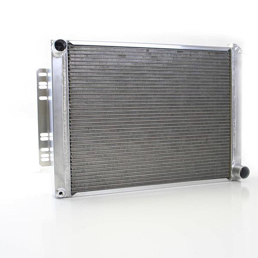 Radiator - MegaCoolTube - 26.25 in W x 18.688 in H x 3 in D - Drivers Side Inlet - Passenger Side Outlet - Aluminum - Natural - GM A-Body / F-Body 1964-69 - Each