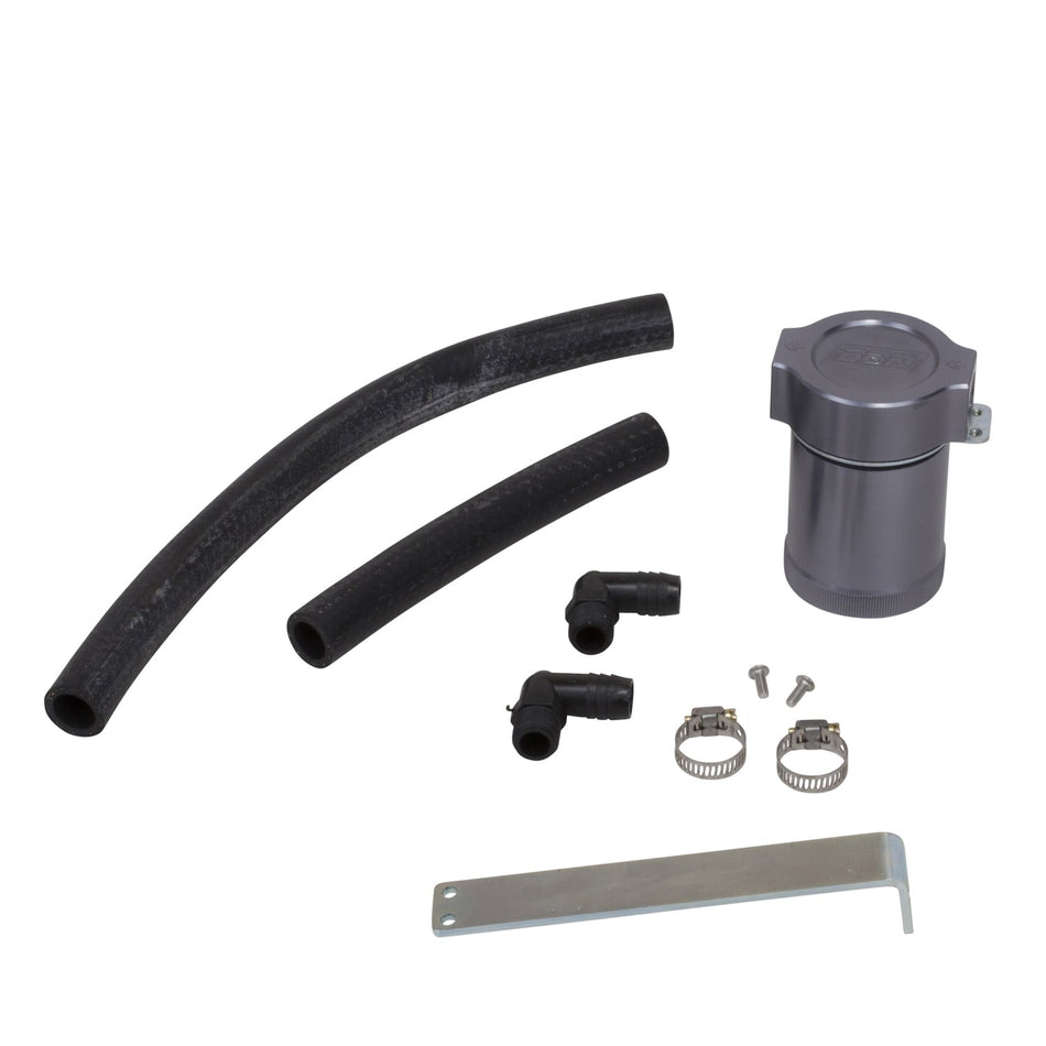 Ford Mustang V6 Oil Separator Kit With Billet Aluminum Catch Can 11-14