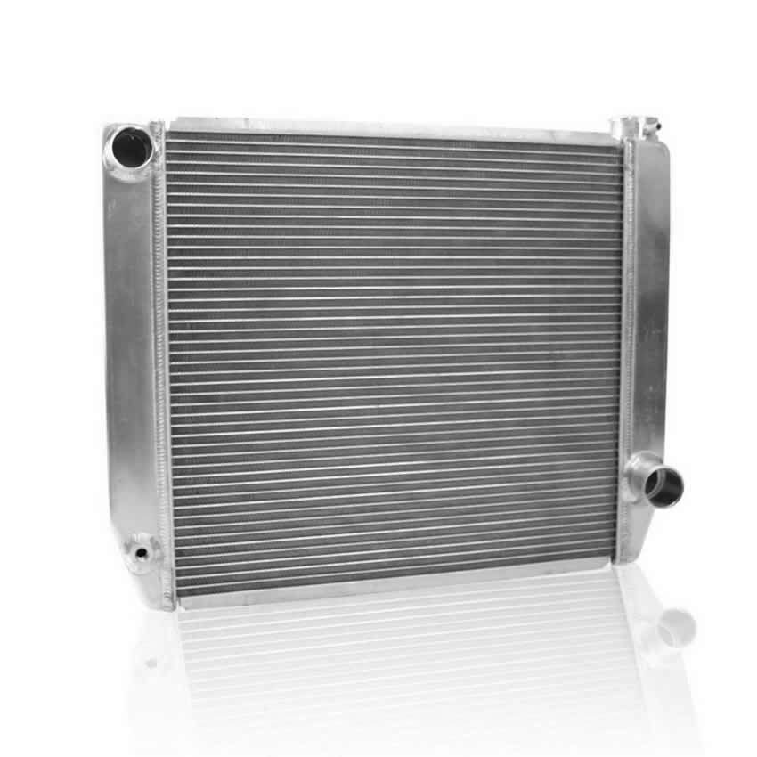 Radiator - ClassicCool - 24 in W x 19 in H x 3 in D - Driver Side Inlet - Passenger Side Outlet - Aluminum - Natural - Each