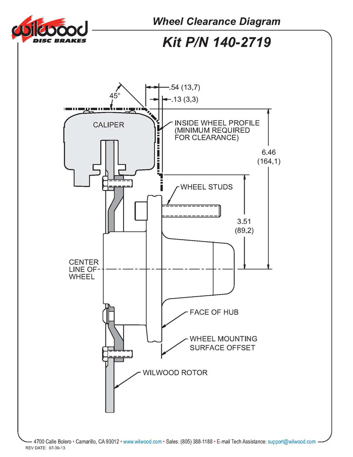 WIL Dynalite Brake Kit ds171_wcd-lg