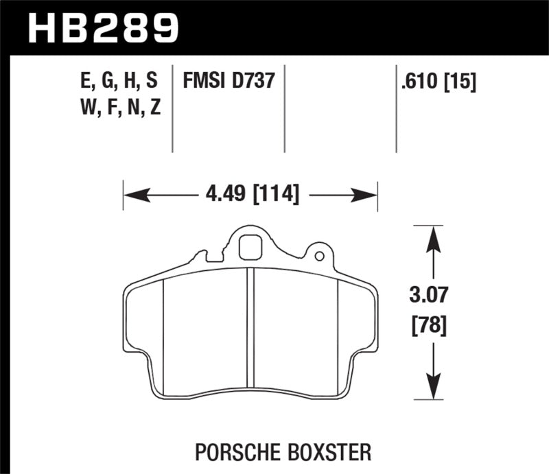 HAWK HPS 5.0 Brake Pad Sets