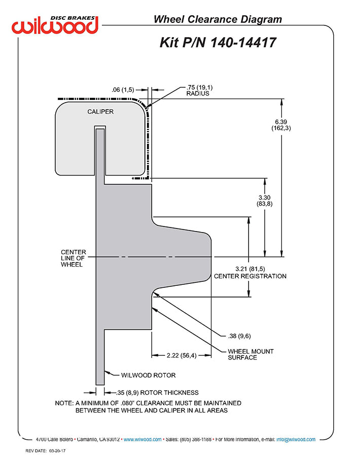 WIL Dynapro Brake Kit ds1203_wcd-lg