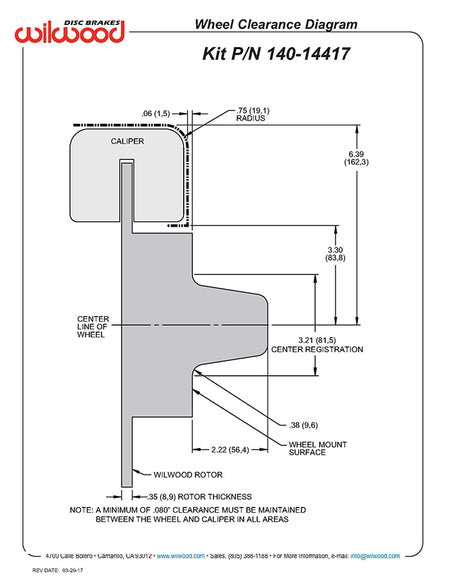 WIL Dynapro Brake Kit ds1203_wcd-lg