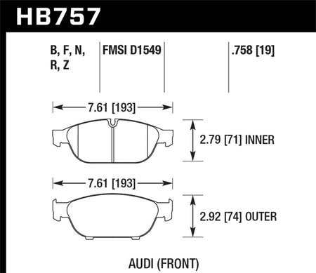 HAWK HP+ Brake Pad Sets-image-Image