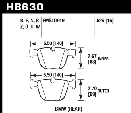 HAWK Ceramic Brake Pad Sets-image-Image