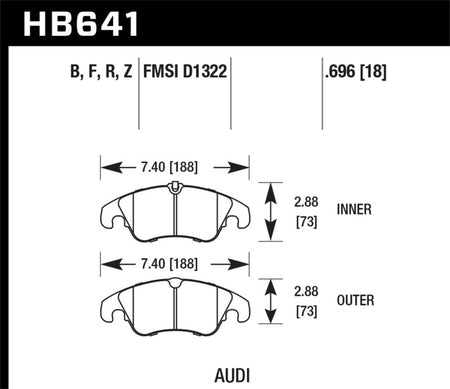 HAWK HP+ Brake Pad Sets