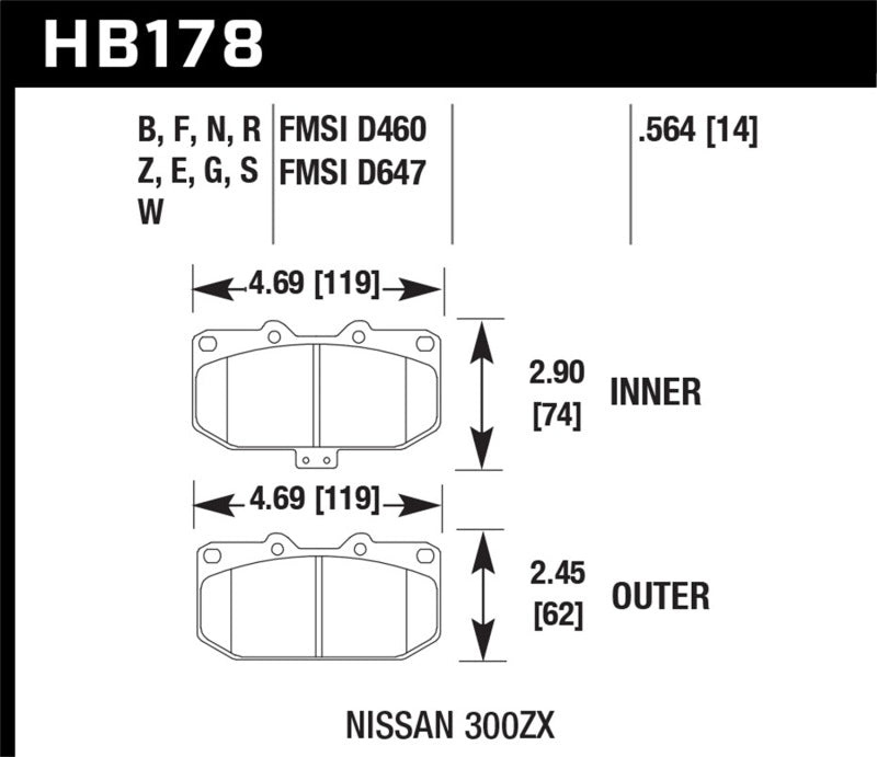 HAWK HP+ Brake Pad Sets-image-Image