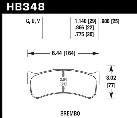 HAWK DTC-70 Brake Pad Sets-image-Image