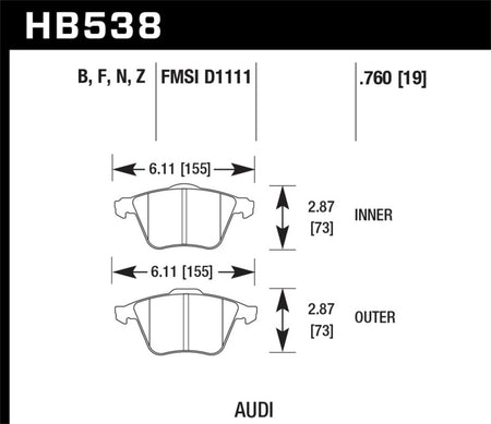 HAWK Ceramic Brake Pad Sets-image-Image