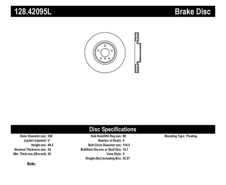 ST Drilled Sport Brake Rotors Non Generic Extra Photo