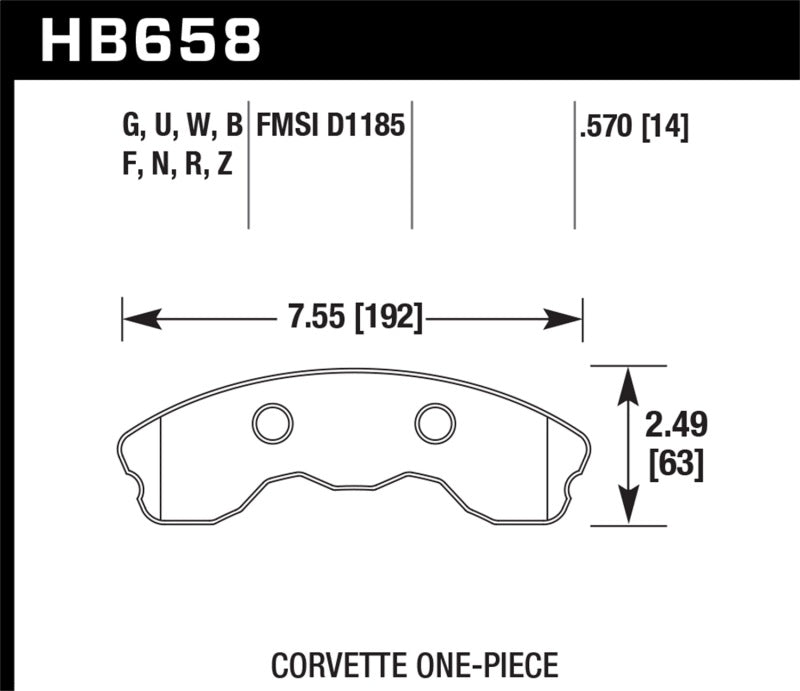 HAWK DTC-80 Brake Pad Sets