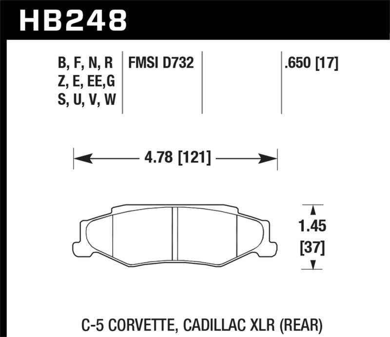 HAWK DTC-80 Brake Pad Sets