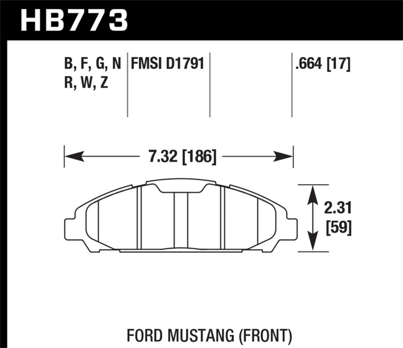 HAWK HPS 5.0 Brake Pad Sets