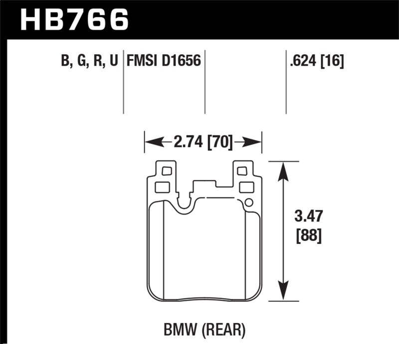 HAWK DTC-70 Brake Pad Sets