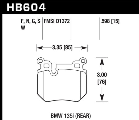 HAWK HP+ Brake Pad Sets-image-Image