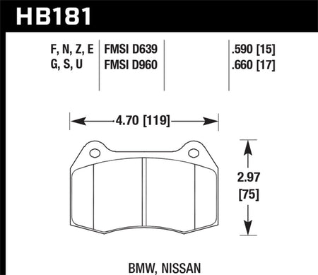 HAWK DTC-70 Brake Pad Sets-image-Image