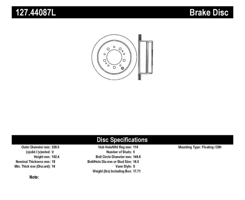 ST Slot & Drill Brake Rotors Primary Photo