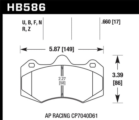 HAWK Ceramic Brake Pad Sets-image-Image