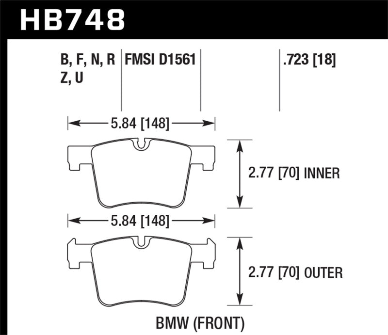 HAWK DTC-80 Brake Pad Sets