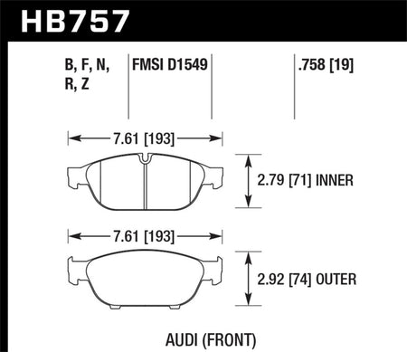 HAWK HP+ Brake Pad Sets-image-Image