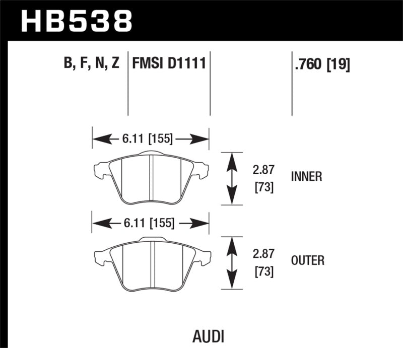 HAWK Ceramic Brake Pad Sets-image-Image