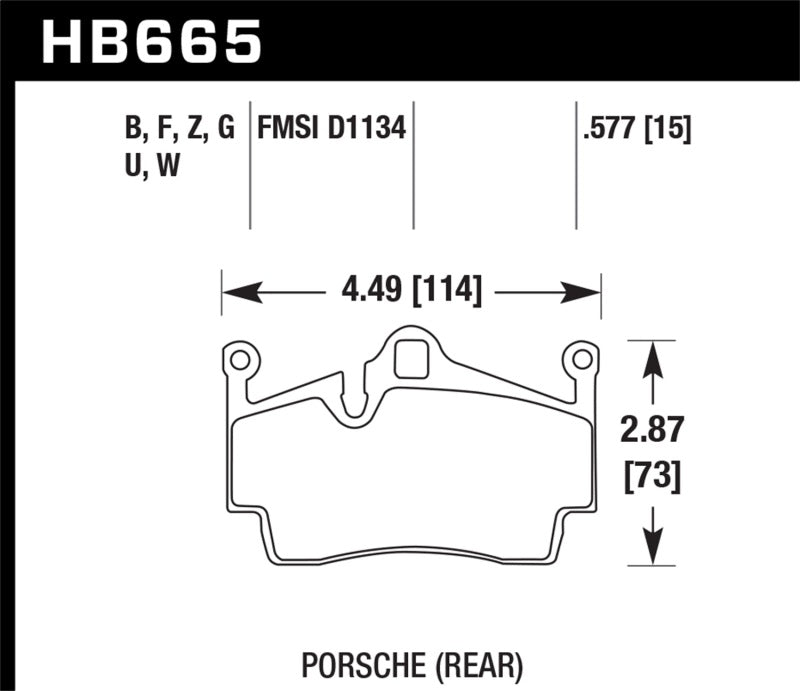 HAWK HPS 5.0 Brake Pad Sets