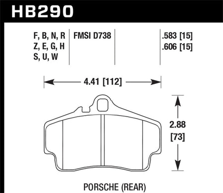 HAWK ER-1 Brake Pad Sets