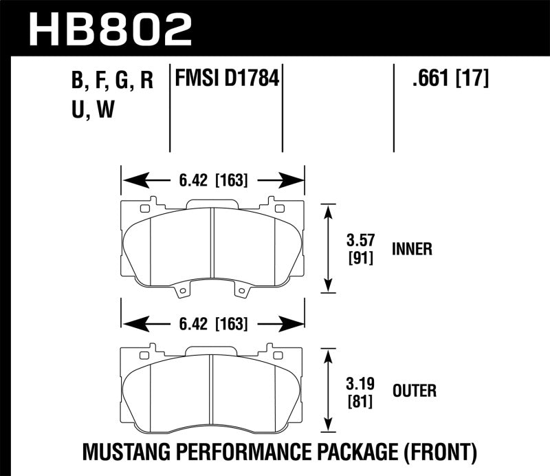 HAWK HP+ Brake Pad Sets