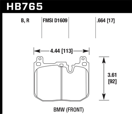 HAWK DTC-60 Brake Pad Sets