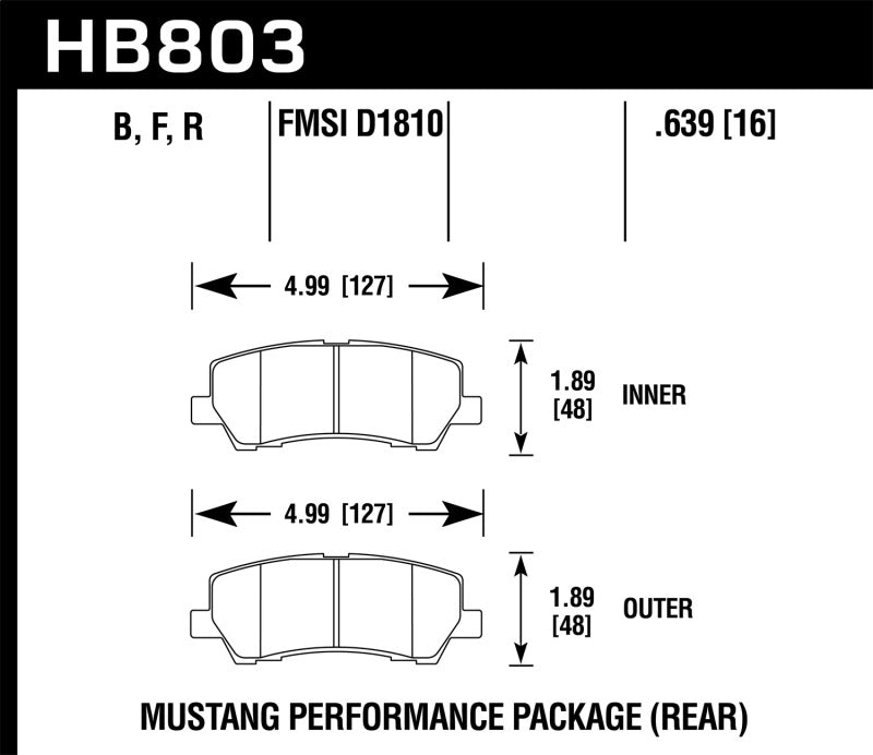 HAWK DTC-60 Brake Pad Sets