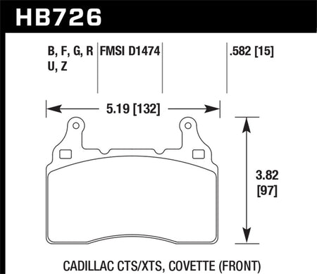 HAWK HPS Brake Pad Sets