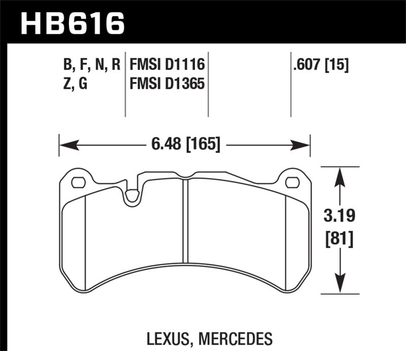 HAWK HPS Brake Pad Sets-image-Image