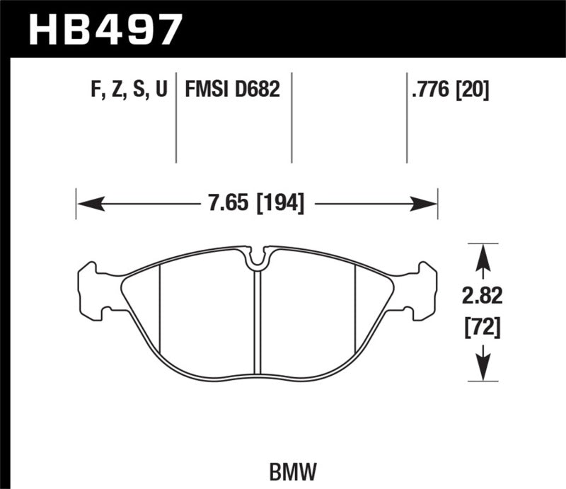 HAWK ER-1 Brake Pad Sets