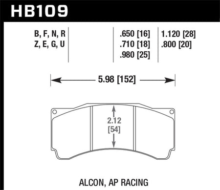 HAWK HPS Brake Pad Sets-image-Image