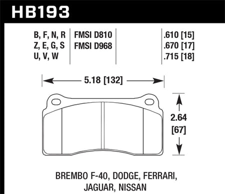 HAWK DTC-70 Brake Pad Sets-image-Image