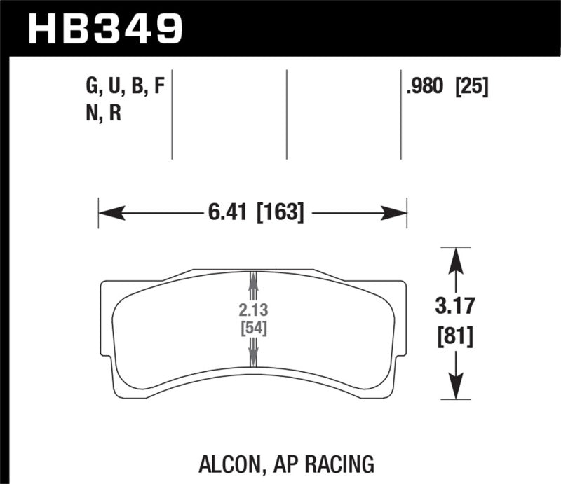 HAWK DTC-60 Brake Pad Sets