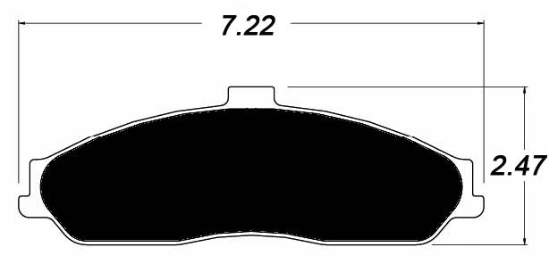 97-13 Corvette and Baer calipers using D0731 pad shape. - Raybestos R731.15 (Front Set)